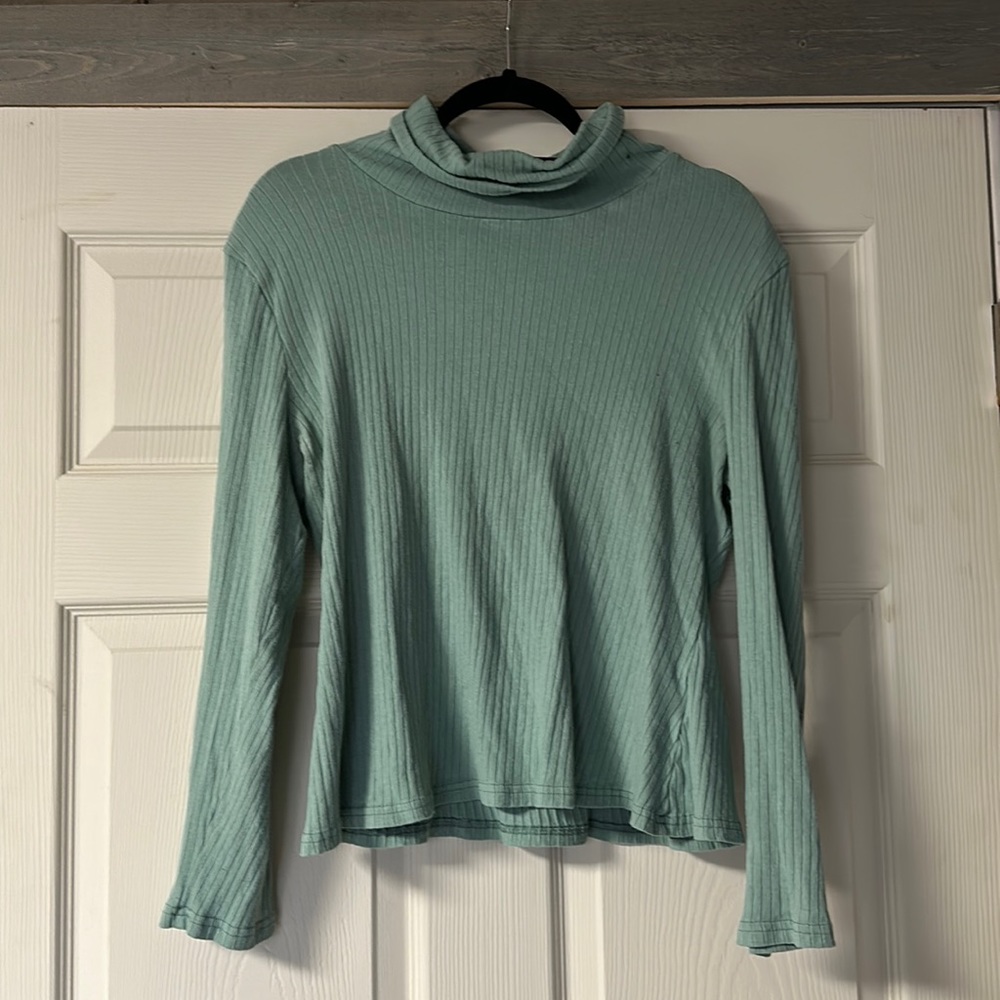 Sea Foam Green Turtleneck